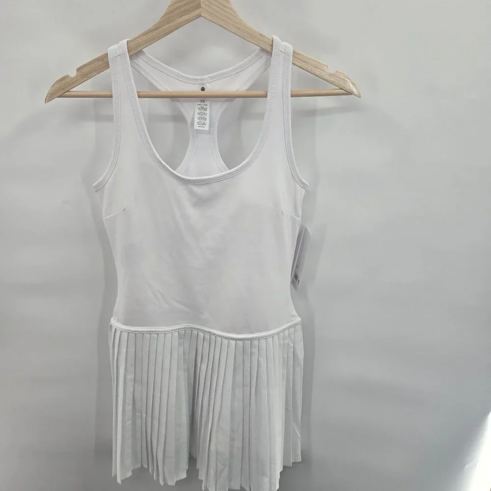 Yogalicious White Preppy Tennis Pickleball Athletic Motion Dress Size XS - Picture 1 of 11